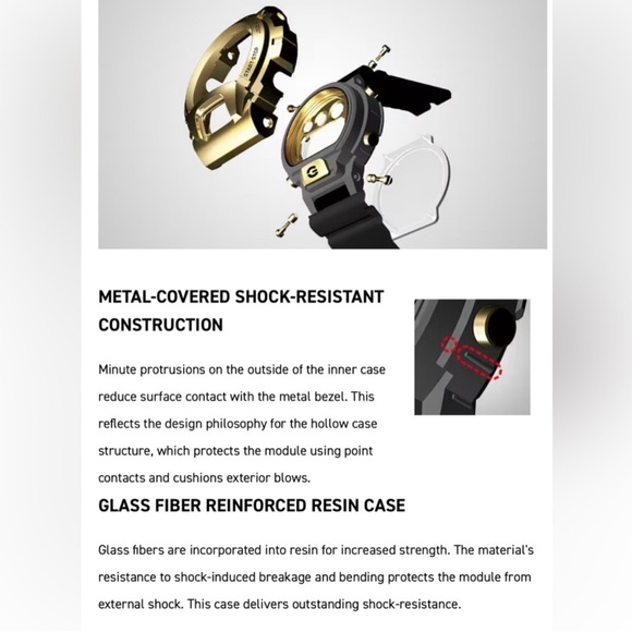 🔥 Casio GM-6900SG-9ER G-Shock Mens
Watch 50mm 20ATM🔥💥🔥💥 - Picture 6 of 10